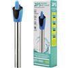 BPS BUENA PET SHOP BPS (R) Riscaldatore per Acquario a Immersione Sommergibile Heater Aquarium Fish Tank Temperatura Regolazione 100 W 26.5 cm BPS-6052