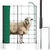 VOSS.farming Rete elettrificabile per Pecore farmNET+, 25 m di Lunghezza, 90 cm di Altezza, a 2 Punte, Verde, Rete per recinto Elettrico, Rete per maiali, capre, agnelli, pollame