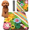 OSDUE Tappeto Olfattivo Cane, 50cm Foraggiamento Tappeto per Cani Addestramento Foraggiamento di Animali Lavabile Antiscivolo Tappetino Puzzle di Snuffle Giocattolo per Cani Attivazione Mentale Cane B