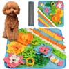 OSDUE Tappeto Olfattivo Cane, 50 cm Foraggiamento Tappeto per Cani Addestramento Foraggiamento di Animali Lavabile Antiscivolo Tappetino Puzzle di Snuffle Giocattolo per Cani Attivazione Mentale Cane