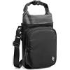 tomtoc Sling Bag per Custodia Slim per Console di Gioco Portatili, Borsa a Tracolla da Viaggio per Steam Deck, ROG Xbox Ally X, Switch 2, PS Portal, Borsa Roll-Top per Cavi di Ricarica e Accessori