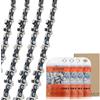 Savior Confezione da 4 catene per motosega GTA26 compatibili con Stihl 3670 000 0028, mini catena per motosega per barra da 10 cm, calibro 1/4 LP .043, 28 maglie di trasmissione