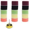 WQDWF 16pcs 2 pollici disco abrasivo spugna tampone per lucidatura 50mm diametro per Dremel 3000/4000 mini smerigliatrice auto ceretta gancio e anello utensile rotante, A