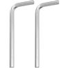 QUARKZMAN 2Pz Set di Chiavi a Brugola 4mm Chiave Torx Esagonali in Acciaio Inossidabile a Forma di L Metriche Set Attrezzi per Riparazioni Fai Da Te in Casa Biciclette e Motociclette