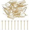 M METERXITY 100 Pezzi Piccoli Chiodini 1.2mm X 20mm Ottone Precisione Mini Chiodi Ferramenta Testa Tonda Per Legno/DIY Artigianato Decorativo/Accessori Casa/Appendi Quadri
