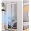 SGSKEIEY Magnetica Tenda Isolante Termico EVA Tenda Termica Trasparente Protezione dal Tenda per Porta Balcone Isolamento Termico Magnetico (130X240CM)