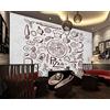 Liuzhou Sticker Murale per pizzeria dipinto a mano in HD Carta da parati camera letto -250cmx175cm