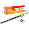 GOfire Candela di accensione per stufa a pellet compatibile con PIAZZETTA/SUPERIOR/JOLLY MEC/INTERSTOVES/INVICTA/MCZ/FREEPOINT/RED/KAUSIFLAM/SKIA (140 mm - Ø9,9 mm - 280 W - 230 V - lc500)