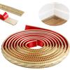 ZTVOWTO 300cm Adesivo Cornice Specchio, Rifiniture da Parete, Modanatura Adesiva 3D per Bordi di Specchi, Mobili, Cornici di Porte, Soffitti, Decorazioni per La Casa(Oro Champagne)