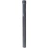 Renoplast® Pluviale in alluminio R50 | 100 cm DN 40 mm grigio semitondo | Grondaia per la pioggia Profili in lamiera per il drenaggio del tetto | Casa da giardino Carport Terrazza Balcone Grondaia