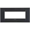 Gewiss GW16406VA Chorus Geo Placca, 6 Posti, Ardesia