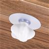 OHPHCALL Pomello per Porta a Ventosa in Ceramica a Forma di Stella Marina Bianco, Maniglia per Mobili e Cassetti, Accessorio Funzionale per Armadi in Camera da Letto e Negozi