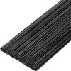 BENECREAT 100 Bacchetta di Saldatura In Plastica HDPE Nera Da 300x5mm, Bacchette di Riparazione in Plastica per Paraurti Auto, Serbatoi D'Acqua, Cestino, Canoa e Bidoni di Plastica