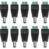 Pongnas Adattatore Jack per Presa di Alimentazione CC 10 Pezzi per Telecamera CCTV, Installazione Semplice, Aspetto Professionale, Alta qualità, Connettore Terminale con, Connessione