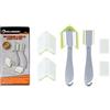 ROLLINGDOG Set di tamponi per pittura da 3,8 cm e 7,6 cm | Strumento per pittura ad angolo, 6 pezzi, strumento di ricambio per pareti, pittura di dettagli, finiture