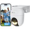 EZVIZ CB8 Lite 3K+ Telecamera WiFi Esterno Batteria, Auto-Zoom Tracking Persone, 100% Senza Fili, PTZ 360°, Rilevamento Persone/Veicoli, Visione Notturna a Colori, Audio Bidirezionale, Difesa Attiva