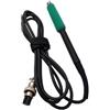 Minflora Manico per saldatore per stazione di saldatura C210, compatibile con kit 210, filo in silicone resistente alle alte temperature, strumento ergonomico (verde + nero)