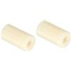 PATIKIL Tondo Distanziatore Rondella, 24pz Nylon 5.3mm ID x 11mm OD x 20mm L per M5 Viti Blocco Stampante 3D TV Parete Montaggio Elettrico Presa, Beige