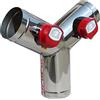 oomvarmer Valvola serranda di taratura aria Y serranda motorizzata canalizzato 220V condotto condizionata climatizzatore ventilazione