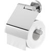 TIGER Safira Portarotolo con Coperchio, Acciaio Inox Lucidato, 13,7 x 14 x 6,3 cm