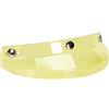 Kodxylytix Visiera per casco a 3 bottoni per caschi con 3 bottoni, parti di colore giallo trasparente, 20 x 10 x 5,5 cm