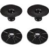 NIYATA Supporti a molla, ammortizzatore di arresto, supporto a molla, gomma per asse posteriore superiore inferiore per Astra Astra Opel Chevrolet Daewoo, 424764 090576351 90216140, 90305263