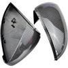 CENAP Calotta Specchietto Retrovisore Per Golf 7 Mk7 7.5 Per Gtd Per Gti Per Touran L Copertura Specchietto Retrovisore Laterale Copertura 12-20 2 Pezzi CALOTTA SPECCHIO(Carbon Look black)