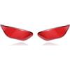 BINB ROAD Riflettore Paraurti Posteriore 95863110500 + 95863110600 Sinistro Destro Trim Rosso Compatibile con Porsche Cayenne 2011 2012 2013 2014