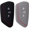 ANBOO Custodia per chiavi Golf 8 VW - Anboo, in silicone, compatibile con VW ID.4 ID.6, Skoda Octavia, Seat Cupra Formentor & 3 tasti auto