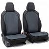 Auto Accessori Lupex LS90 Coprisedili Auto Universali Anteriori - Set 4 Pezzi in Tessuto Poliestere con Spugna 2mm - Fodere Antiscivolo per Utilitarie, Berlina, SUV e Sedili Sportivi