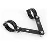 Qiilu Set di Staffe Montaggio per Fari Moto Universali, Morsetto Forcella 41-51 mm, , Facile Installazione e Alta Resistenza