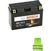 CLICK & GO COMPATIBILE CON YAMAHA XP T-Max (SJ011) 500 da anno 2001 al 2003 BATTERIA BOSCH YT9B-BS M60130 BATTERIE 8AH AMPERE 12V PRONTA PER L'UTILIZZO GIÀ CARICA PER MOTO SCOOTER 150X70X105MM