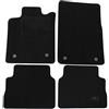 J&J AUTOMOTIVE Tappetini in Tessuto per Opel Vectra C 2002-2008, Set da 4 Pezzi Anteriori e Posteriori, di Velluto su Misura, Antiscivolo, Colore Nero