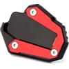 Modeer Cavalletto laterale per Ducati Multistrada 1200 Enduro 1200S 1260 Enduro 1260S Diavel 1260 Supersport S Monster 1200/R/S 821 accessori (rosso/nero)