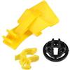 Motoforti Clip Per Asta Di Sostegno Del Cofano Per Ford C-Max 3 Pezzi | Giallo, Plastica, Diametro Foro 10mm, Dimensione 7.4x3.4x2.5cm, OE:W713903S300, Resistente All'Usura