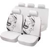 Walser coprisedili compatibili con peugeot 3008 2009-2016 i 12684 bianco fodere auto