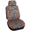 HONGBI Coprisedili Anteriori Auto Set Universale Protezione Completa de Sedile Anteriore e Posteriore per Auto,Stampa Leopard Copri-Sedile per Guidatore e Passeggero Accessori Auto Interno B 1 Posto