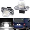 POPMOTORZ LED Luci Targa, Luce Targa LED con Canbus Senza Errori 2835 SMD per VW T4 Tranaporter Ayncro P-assat B5 Limousine Candy Syncro T-ouran Transporter, 2 Pezzi