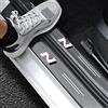 RIDGOEL 4 Pezzi N NLINE Protezione per Battitacco in Fibra di Carbonio, per Hyundai N Performance TUCSON KONA SONATA i30 i20 ELANTRA LAFESTA, Adesivi per Battitacco per Auto A