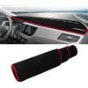 MESKEL Copri Cruscotto Copertura Per Cruscotto Auto Per VW Per Polo AW AW1 MK6 2017 2018 2019 2020 2021 2022 Tappetino Parasole Per Cruscotto Coperture Cruscotto(A Red Side LHD)