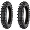 Fusaro Moto EMC10MCG 2 GOMME 2.50 - 10 COPERTONI PNEUMATICI MOTO MINI CROSS TASSELLATI 4PR MINIMOTO MINICROSS