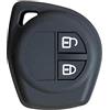OTMIK Custodia in Silicone per la Copertura della Chiave Dell'auto per Suzuki Jimny Grand Vitara Swift IV SX4 Classic Liana Celerio 2 pulsanti Supporto per Guscio Remoto (Nero)
