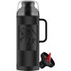 Termolar Thermos Chimarrita 1L con Beccuccio e Rivestimento Protettivo - Nero | Borraccia Isolante per Caffè, Tè o Mate - Mantiene Caldo e Freddo per 24 H