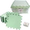 RATSTONE Tappetini Di Bloccaggio Per Uncinetto,Blocking Mats For Knitting,9 Pcs Lavori a Maglia Di Tavole Di Blocco Extra Spesse Con Griglie,100 Punti t,Per Progetti Di Uncinetto e Infeltrimento(Verde)