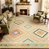 DEFYNEE Tappeto marocchino lavabile in lavatrice, 240 x 300 cm, a pelo corto, con retro antiscivolo, adatto per soggiorno, camera da letto, cucina, corridoio, ufficio, beige