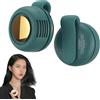 YuuFcy Mini ventilatore portatile silenzioso senza pale, clip on vita e collo, ventilatore ricaricabile clip-on mani libere 3 velocità, ventole di raffreddamento indossabili per esterni/viaggi/ufficio