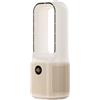 VOMI Ventilatore da tavolo a batteria, senza rotore, con batteria, 4000 mAh, senza pale del rotore, portatile, con luce notturna, silenzioso, 9 velocità, timer 9H, per camera da letto, ufficio