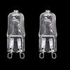 JZLBBC 40W 230V G9 Lampadine alogene 2 Pin Base JC Tipo G9 25W Capsula alogena Lampadina Lampada di ricambio bianco caldo 20PC 60W
