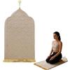 FARYODI Roland Germany - Tappeto da preghiera musulmana morbido, morbido Islam, morbido tappetino da preghiera per Eid Viaggi Ramadan islamico musulmano (beige)