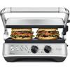 Sage - The BBQ & Press Grill - Panini, Hamburger e Bistecche Perfetti con Un Solo Tocco - Acciaio Inox Spazzolato